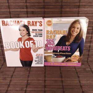 Lot 2 Rachael Ray 30 Minute Meals Cookbooks 365 No Repeats And Book Of 10